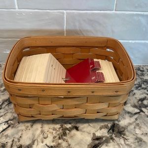 Longaberger 2000 address basket with address cards.